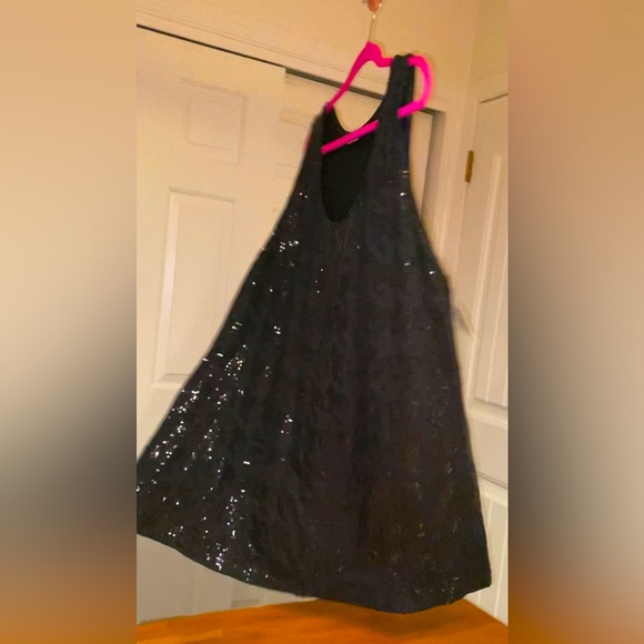 Nordstrom’s NWT Halogen Encore women’s  2X Sequined Black sleeveless Dress top - Picture 11 of 12